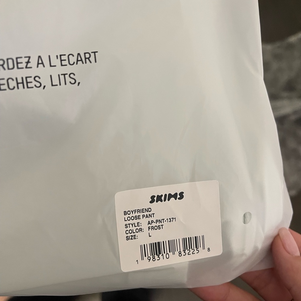 Skims Frost Boyfriend Loose Pants